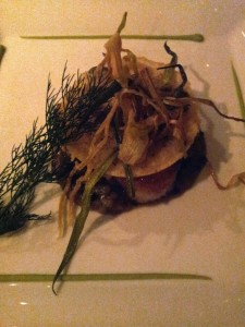 Mediterraneo restaurant Maastricht scallops on puy lentils