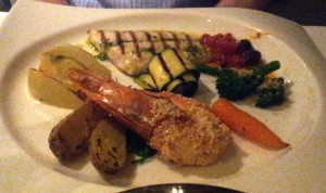 Mediterraneo restaurant Maastricht juicy sesame coated prawns