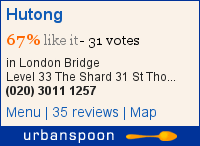 Hutong at the Shard on Urbanspoon