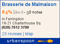 Brasserie de Malmaison on Urbanspoon