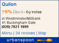 Quilon on Urbanspoon