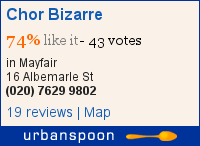 Chor Bizarre on Urbanspoon