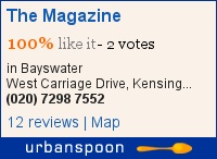 The Magazine on Urbanspoon
