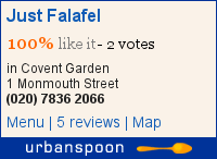 Just Falafel on Urbanspoon