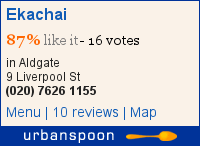Ekachai on Urbanspoon