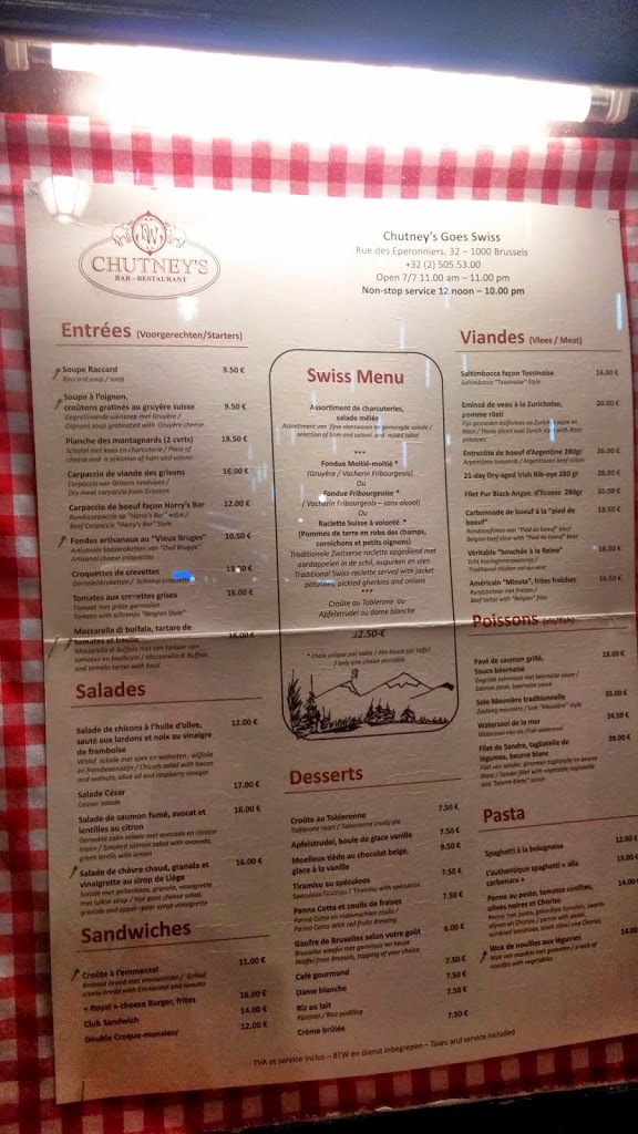 REVIEW Chutney’s, Brussels, Belgium The Foodaholic