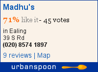 Madhu's on Urbanspoon