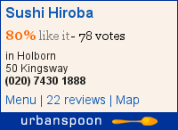 Sushi Hiroba on Urbanspoon