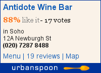 Antidote Wine Bar on Urbanspoon