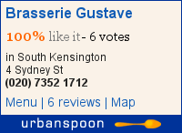 Brasserie Gustave on Urbanspoon