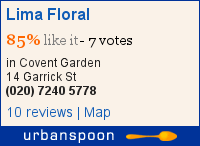Lima Floral on Urbanspoon