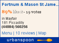 Fortnum & Mason St James's Restaurant on Urbanspoon