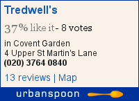 Tredwell's on Urbanspoon
