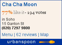 Cha Cha Moon on Urbanspoon