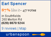 Earl Spencer on Urbanspoon