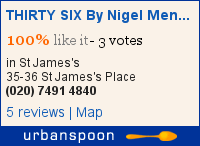 THIRTY SIX By Nigel Mendham on Urbanspoon