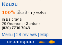Kouzu on Urbanspoon