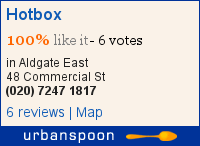 Hotbox on Urbanspoon