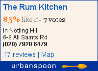 The Rum Kitchen on Urbanspoon