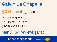 Galvin La Chapelle on Urbanspoon
