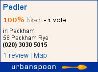 Pedler on Urbanspoon
