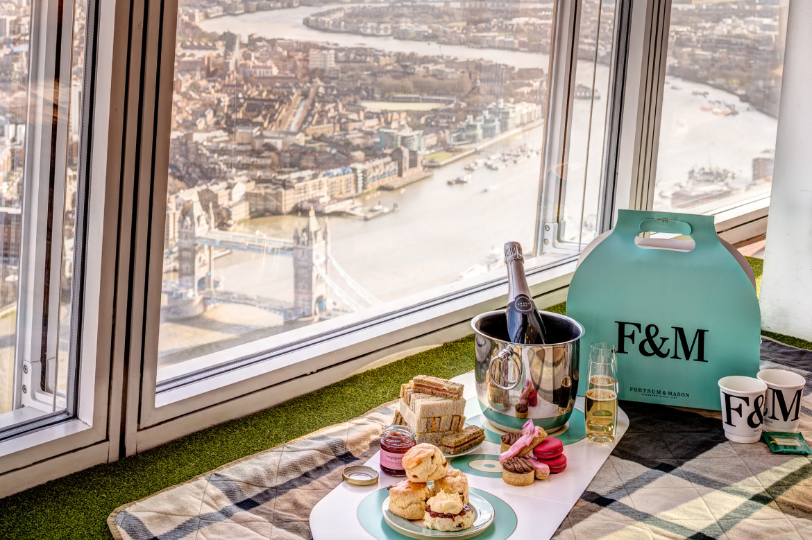 The View from The Shard and Fortnum & Mason launching Sky-High Tea