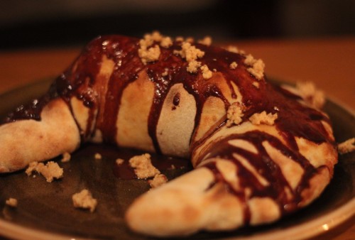 Nutella Calzone with Marshmallow
