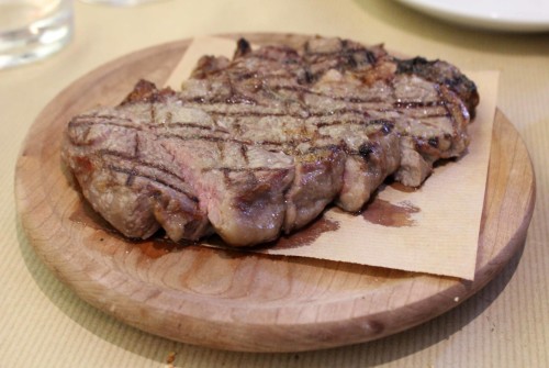 Rib eye steak