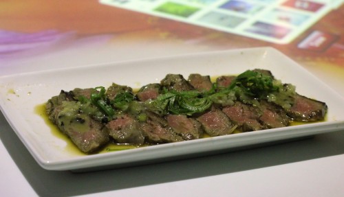 Beef tataki in ponzu sauce