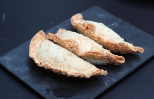 Empanadillas - Stuffed with spinach, pine nuts and goats cheese
