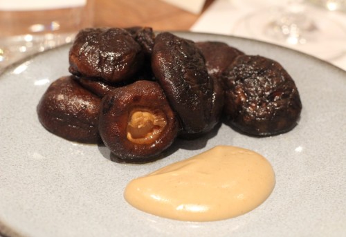 Pickled shitake mushrooms, soy and ginger