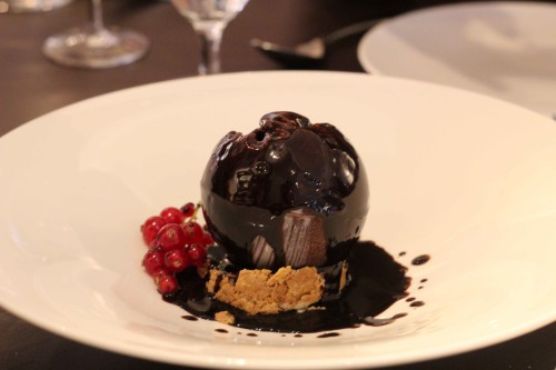Chocolate sphere