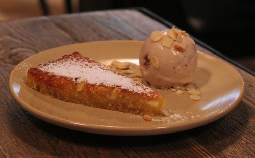 Tarta Santiago with Seville orange marmalade