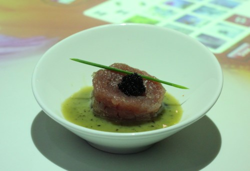 Tuna Tartare with truffled miso sauce