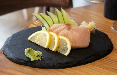 Yellowtail sashimi