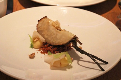 Celeriac, hay, hazelnut 2