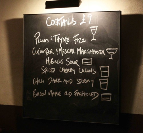 Cocktail Menu