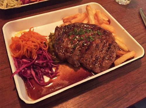 Grilled ribeye (28 day matured beef)