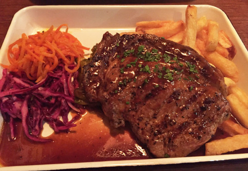 Grilled ribeye (28 day matured beef)