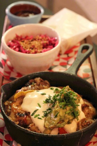 Steak & cheese 'alambres'