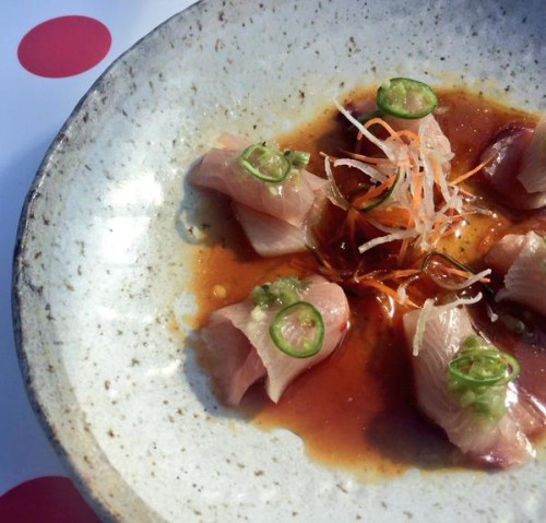 Yellowtail sashimi
