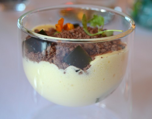 桃 Mandarin, Sake, Sesame Seed & Blackbean