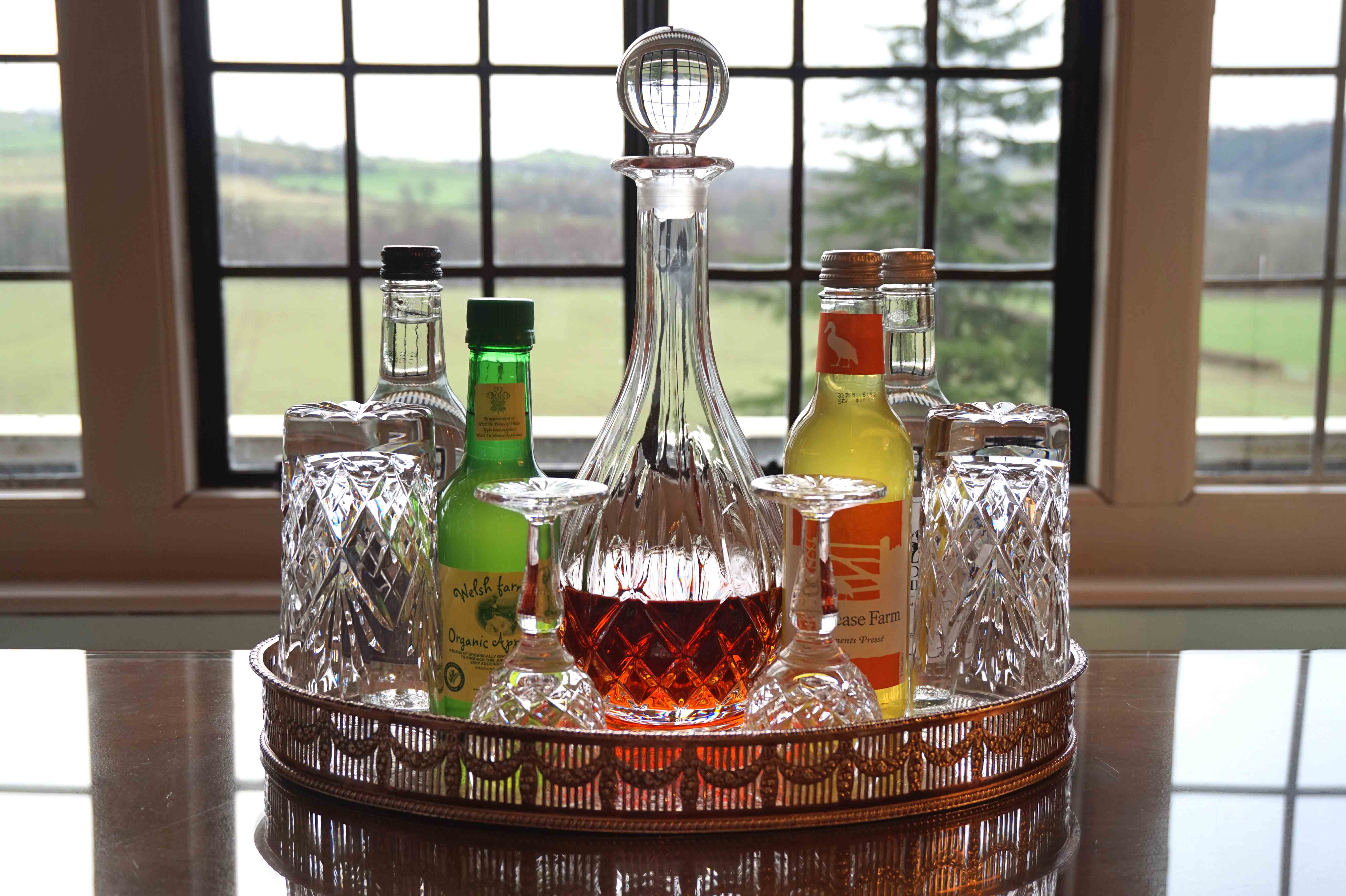 Llangoed Hall Complimentary Sherry