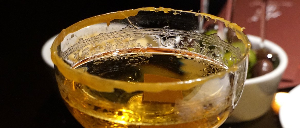 Tasting my first sip of Shui Jing Fang Baijiu at 68 and Boston for Baijiu Cocktail Week