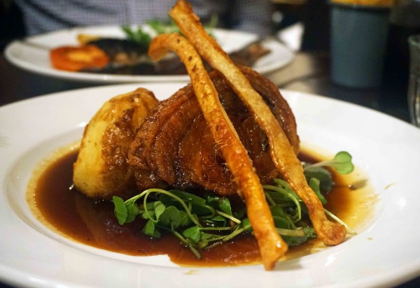 The Black Swan Ockham pork belly