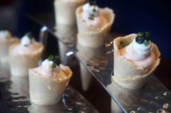 The Polo Bar At The Westbury HotelS moked Salmon Cornettos