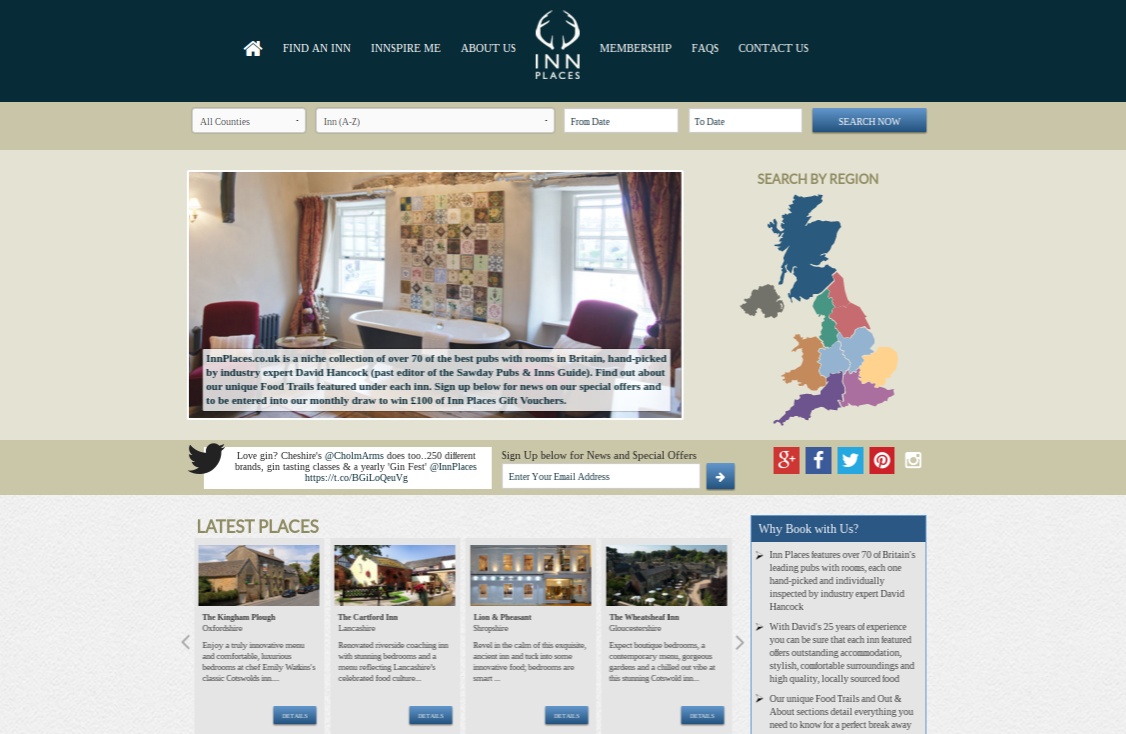 Inn Places Homepage