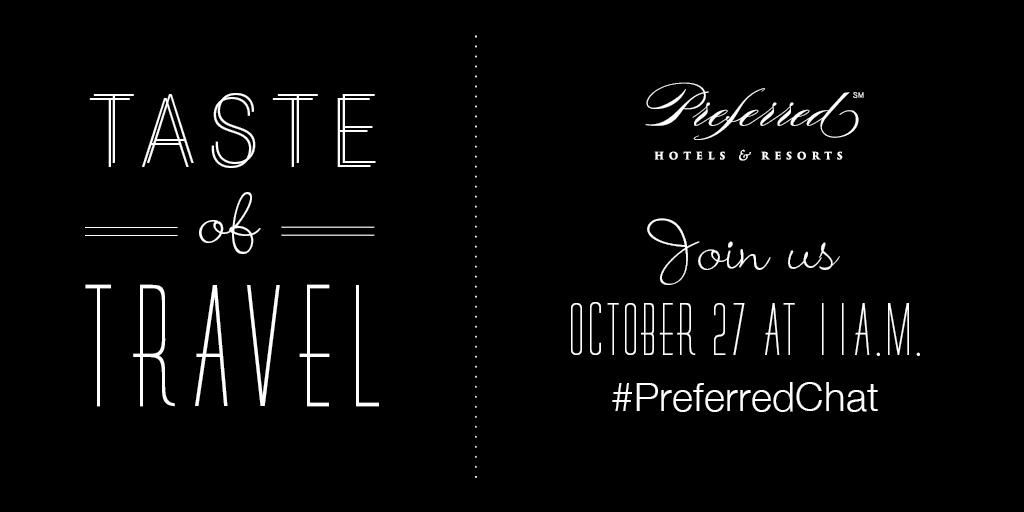 JOIN ME THE FOODAHOLIC FOR #PREFERREDCHAT ON THURSDAY 27TH OCTOBER AT 11AM EST (4pm BST)