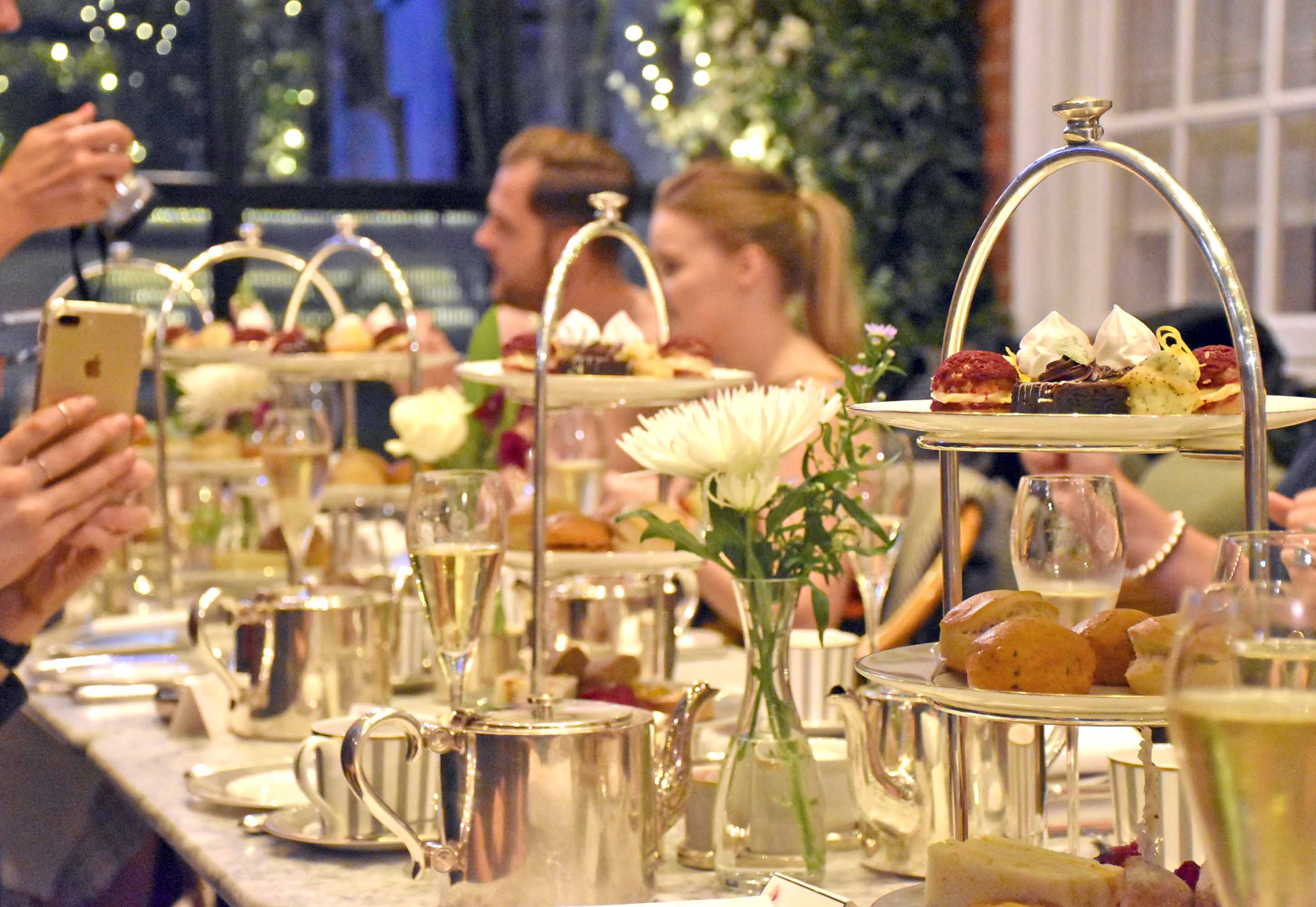 A Glittering Afternoon Tea with Candice Brown at Dalloway Terrace, Fitzrovia