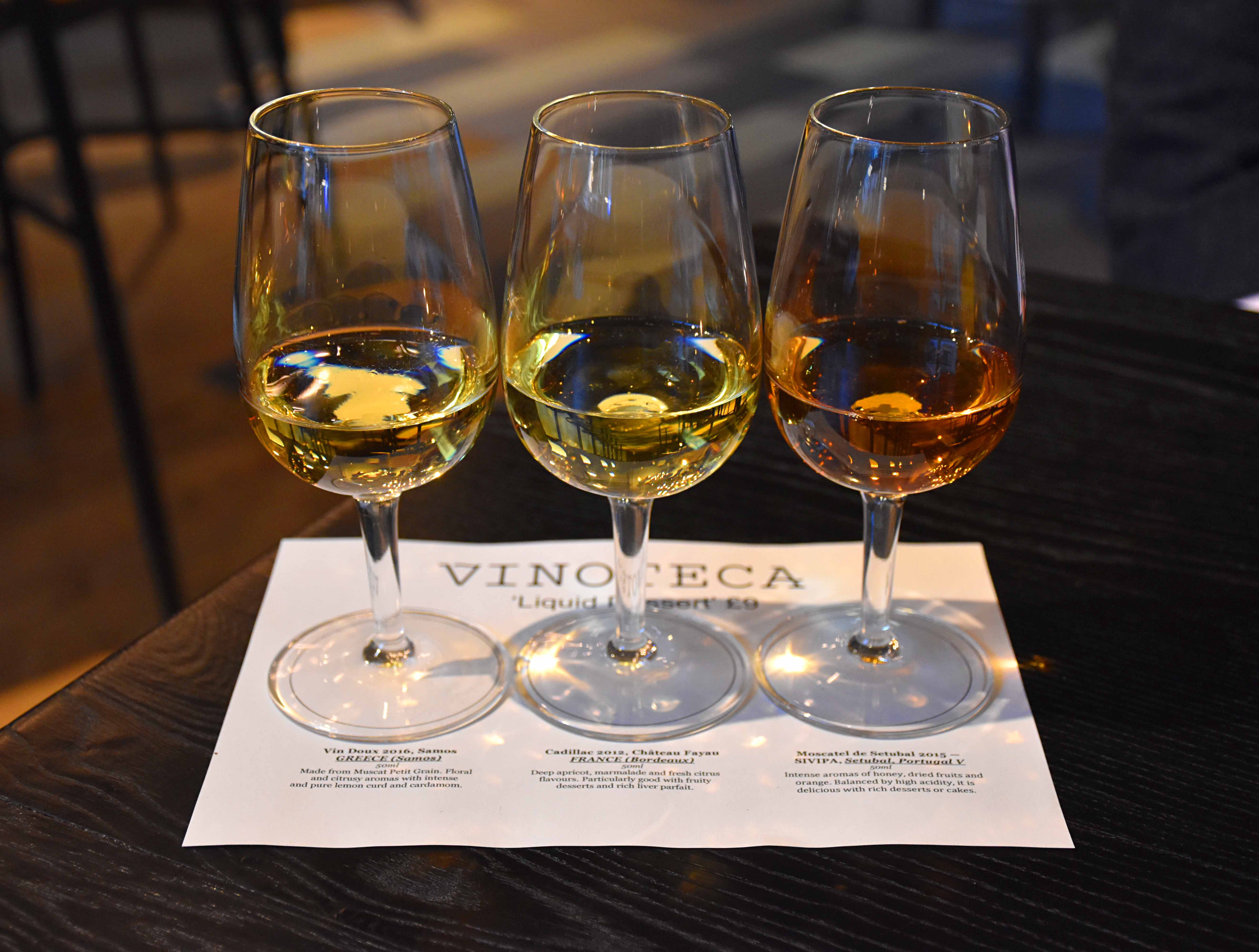 Vinoteca City Wine Flight